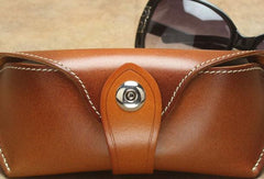 Handmade Mens Leather Glasses Case Glasses Box Glasses Holder For Men - iwalletsmen