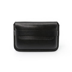 Leather Mens Card Wallets Front Pocket Wallets Cool Small Change Wallets for Men - iwalletsmen