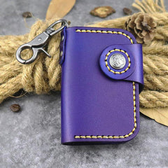 Handmade Leather Key Case Key Wallet Men's Key Holders Car Key Holder Card Holder For Men - iwalletsmen