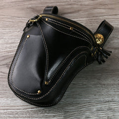 Leather Belt Pouch Mens Small Cases Waist Bag Hip Pack Belt Bag Fanny Pack Bumbag for Men