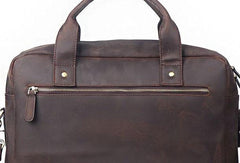 GENUINE LEATHER MENS COOL MESSENGER BAG BRIEFCASE WORK BAG BUSINESS BAG FOR MEN - iwalletsmen