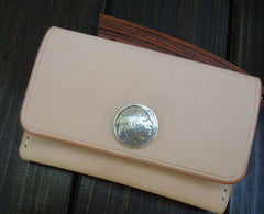 Handmade Leather Mens Cool billfold Wallet Card Holder Small Card Slim Wallets for Men