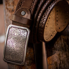 Handmade Genuine Leather Mens Belt Custom Cool Leather Men Black Belt for Men
