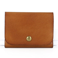 Leather Mens Front Pocket Wallet Small Wallets Card Wallet Change Wallet for Men - iwalletsmen