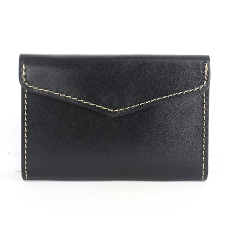 Leather Mens Card Wallet Front Pocket Wallets Cool Small Change Wallet for Men - iwalletsmen