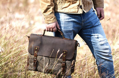 Canvas Mens Cool Messenger Bag iPad Bag Chest Bag Bike Bag Cycling Bag for men