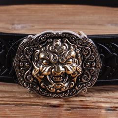 Handmade Genuine Custom Leather Mens Leather Men Brown Black Belt for Men