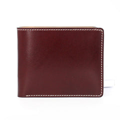 Leather Mens Small Wallet Slim Wallet Front Pocket Wallet Card Wallet for Men - iwalletsmen