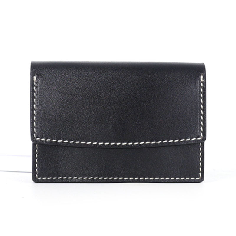 Cool Leather Mens Card Wallet Front Pocket Wallets Small Card Holders for Men - iwalletsmen