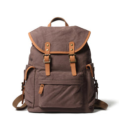 Cute Canvas Womens Mens Classic 14‘’ Green Computer Backpack White Women's School Backpack Travel Backpack for Men - iwalletsmen