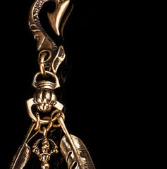 Brass biker trucker Tibetan Keychain wallet Chain for chain wallet biker wallet trucker wallet