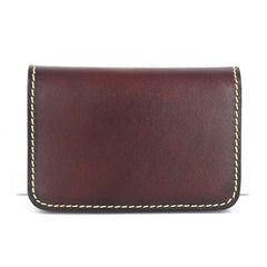 Cool Leather Mens Card Wallet Front Pocket Wallets Small Change Wallet for Men - iwalletsmen