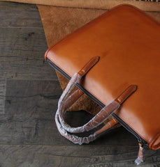 Handmade Leather Mens Cool Messenger Bag Briefcase Work Bag Laptop Bag for men