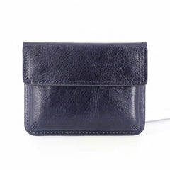 Leather Mens Card Wallet Slim Front Pocket Wallet Small Change Wallets for Men - iwalletsmen