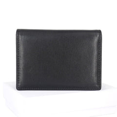 Leather Black Coffee Mens Small Card Wallet Coin Wallet Front Pocket Wallet for Men - iwalletsmen