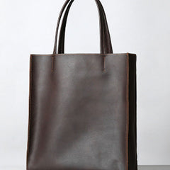 Handmade Leather Mens Tote Bag Cool Messenger Bag Tote Bag Handbag Shoulder Bag for men