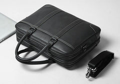 Handmade Leather Mens Cool Messenger Bag Work Bag Business Bag Briefcase Bag for men