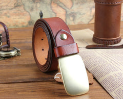 Genuine Leather Punk Rock Biker Trucker Mens Belt Men Black Coffee Belt for Men