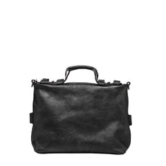Cool Leather Mens Briefcase 14inch Laptop Bag Work Handbag Shoulder Bag Business Bag for Men - iwalletsmen