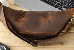 Cool Mens Leather Belt Bag Fanny Pack Waist Bags For Men - iwalletsmen