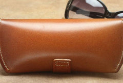 Handmade Mens Leather Glasses Case Glasses Box Glasses Holder For Men - iwalletsmen