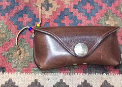 Handmade Mens Womens Cool Wooden Leather Glasses Case Glasses Box Glasses Holder Eyeglass Case