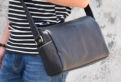 Cool Mens Leather Messenger Bag Crossbody Bag Travel Messenger Bags For Men - iwalletsmen