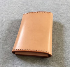 Handmade Leather Mens Cool billfold Wallet Card Holder Small Card Slim Wallets for Men