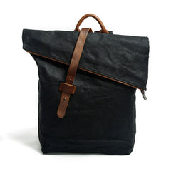 Badass Canvas Mens Travel Backpack Canvas School Backpack Laptop Backpack for Men - iwalletsmen