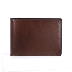 Cool Leather Mens license Wallet Front Pocket Wallets Small License Holder for Men - iwalletsmen