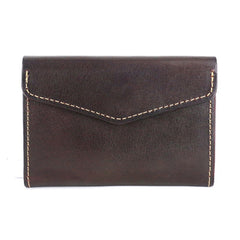 Leather Mens Card Wallet Front Pocket Wallets Cool Small Change Wallet for Men - iwalletsmen