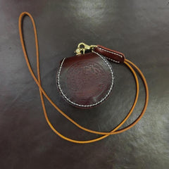 Cool Leather Brown Men's Womens Coin Holder Black Wristlet Change Wallet Coin Case For Men - iwalletsmen
