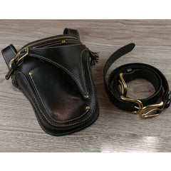 Leather Belt Pouch Mens Small Cases Waist Bag Hip Pack Belt Bag Fanny Pack Bumbag for Men