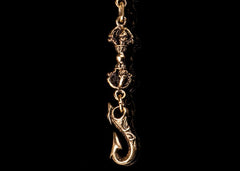 Brass biker trucker Tibetan Keychain wallet Chain for chain wallet biker wallet trucker wallet
