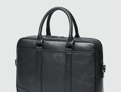 Handmade Leather Mens Cool Messenger Bag Work Bag Business Bag Briefcase Bag for men