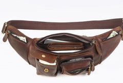 Leather Belt Bag Mens Fanny Back Waist Bag Fanny Bags For Men - iwalletsmen