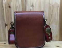 Leather Belt Pouch Mens Small Cases Waist Bag Hip Pack Belt Bag Fanny Pack Bumbag for Men