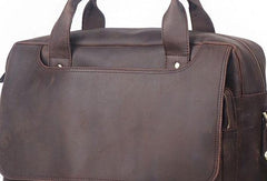 GENUINE LEATHER MENS COOL MESSENGER BAG BRIEFCASE WORK BAG BUSINESS BAG FOR MEN - iwalletsmen