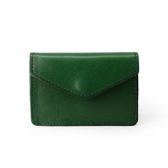 Leather Mens Envelope Front Pocket Wallet Card Wallet Cool Small Change Wallet for Men - iwalletsmen
