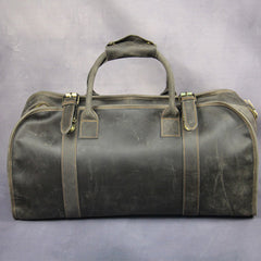 Cool Leather Mens Overnight Bags Weekender Bag Vintage Travel Bags Duffle Bag for Men - iwalletsmen