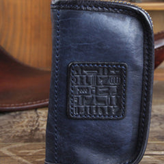 Handamde Genuine Leather Mens Cool Key Wallet Car Key Holder Car Key Case for Men