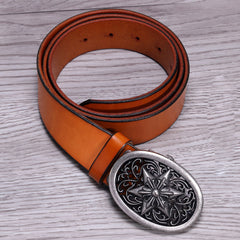 Handmade Genuine Custom Leather Mens Leather Men Brown Black Belt for Men