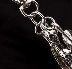 chain wallet chain Skull Wallet Chain Gold Wallet Chain Brass Wallet Chain Chain for Pants Wallet Skull Chain