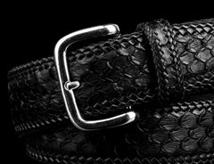 Handmade Genuine Leather Mens Belt Custom Cool Leather Men Black Belt for Men