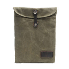 Cool Waxed Canvas Mens iPad Case iPad Air Case 10 inch for Men - iwalletsmen