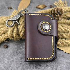 Handmade Leather Key Case Key Wallet Men's Key Holders Car Key Holder Card Holder For Men - iwalletsmen