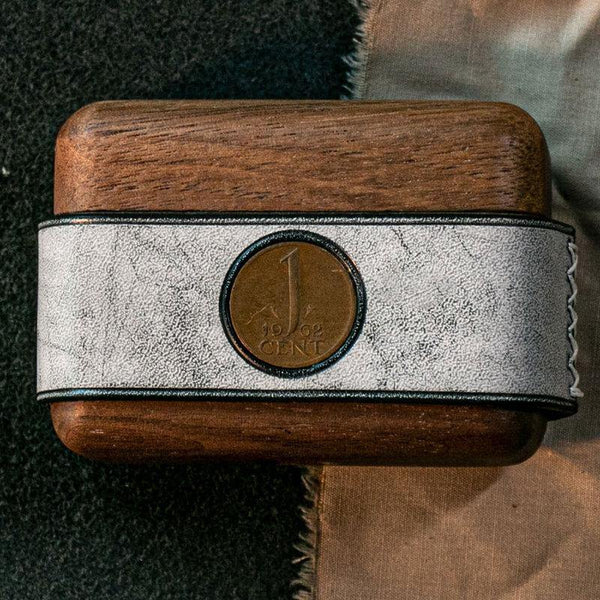 Leather Wood AirPods Pro Cases with Coin Custom Handmade Leather Wood AirPods Pro Case Airpod Cases Cover - iwalletsmen