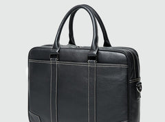 Handmade Leather Mens Cool Messenger Bag Work Bag Business Bag Briefcase Bag for men