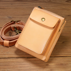 Leather Belt Pouch Mens Small Cases Waist Bag Hip Pack Belt Bag Fanny Pack Bumbag for Men - iwalletsmen