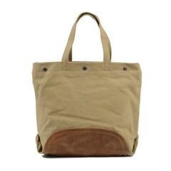 Mens Waxed Canvas Tote Purse Handbags Canvas Shoulder Bag for Men - iwalletsmen